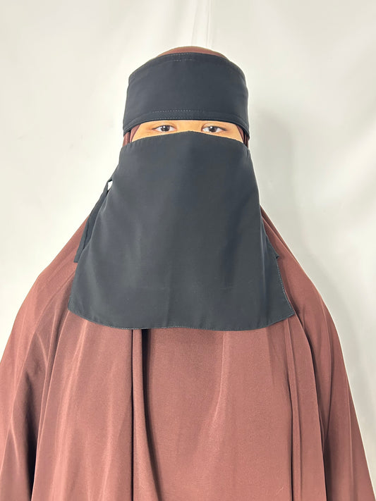 9’ Easy-Eating Niqab-Black
