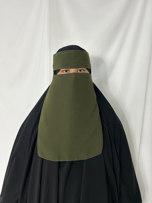 13’ Easy-Eating Niqab- Khaki
