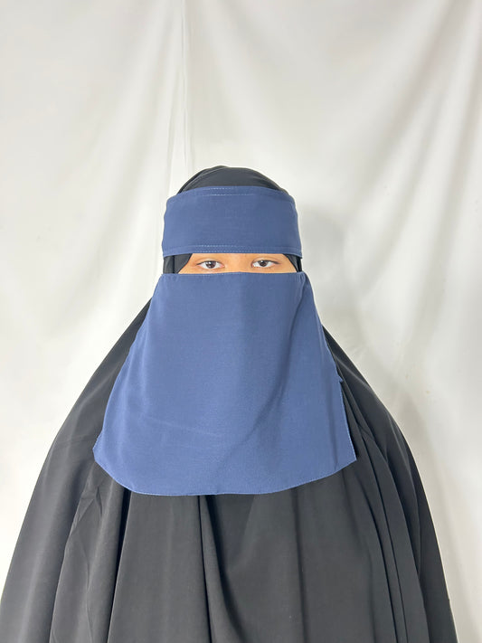 9’ Easy-Eating Niqab -Navy