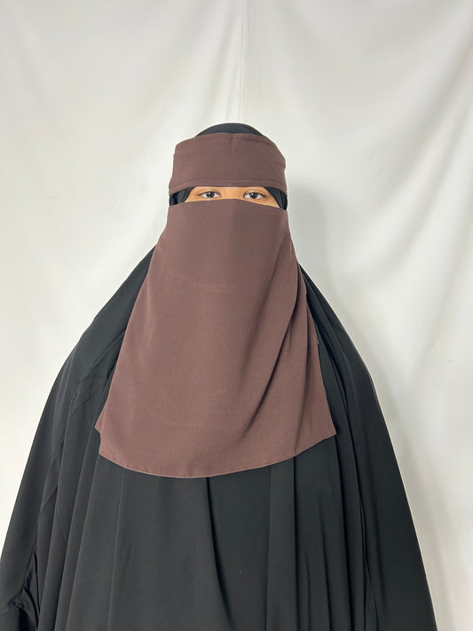 13’ Easy-Eating Niqab - Brown