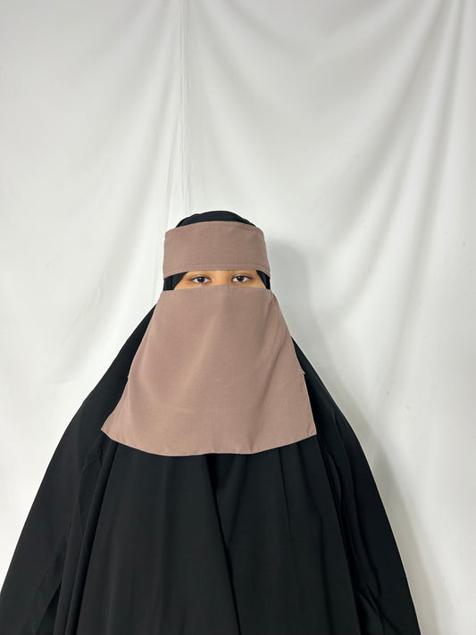 9’ Easy-Eating Niqab -Taupe