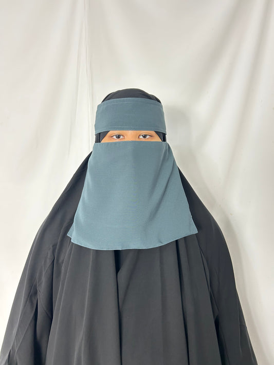 9’ Easy-Eating Niqab - Teal