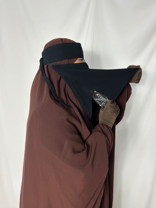13’ Easy-Eating Niqab With Nose String