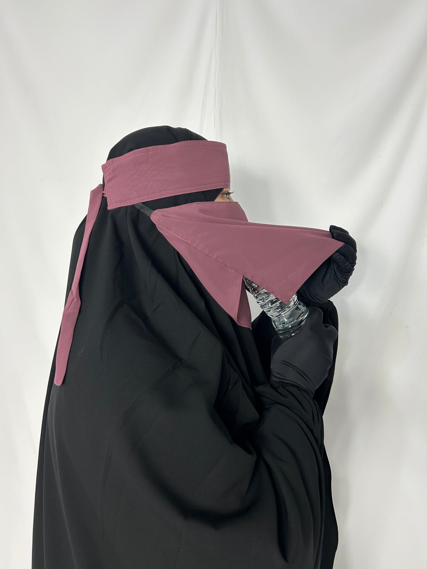 9’ Easy-Eating Niqab -Dusty Pink