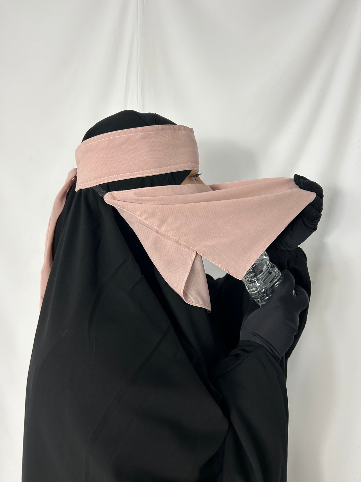 9’ Easy-Eating Niqab - Light pink